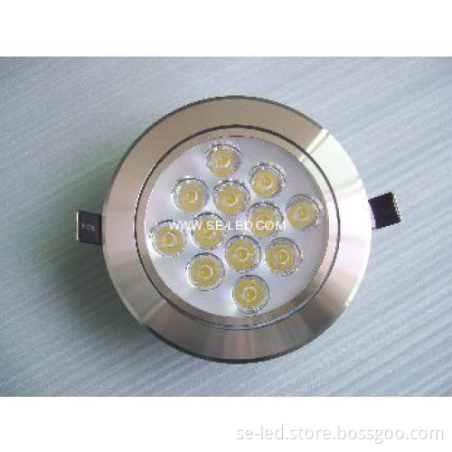 high power round flat 12w led ceiling lighting with Epistar chip